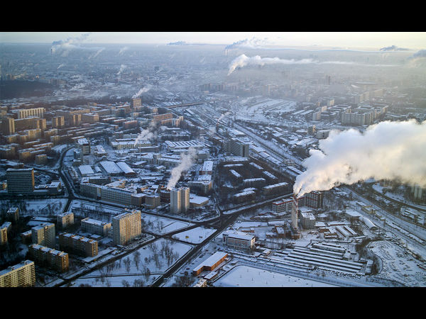 Ostankino டிவி டவர். மாஸ்கோ, ரஷ்யா. 540,1 மீ.