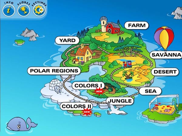 Pre-school Learning Games Train