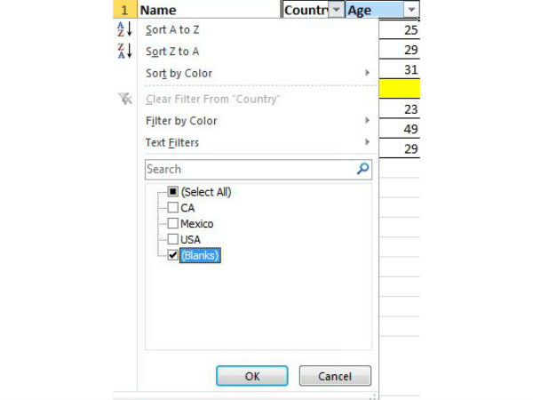 Speedily Delete Blank Cells