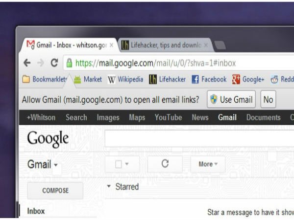Set Gmail As Your Default Mail Client