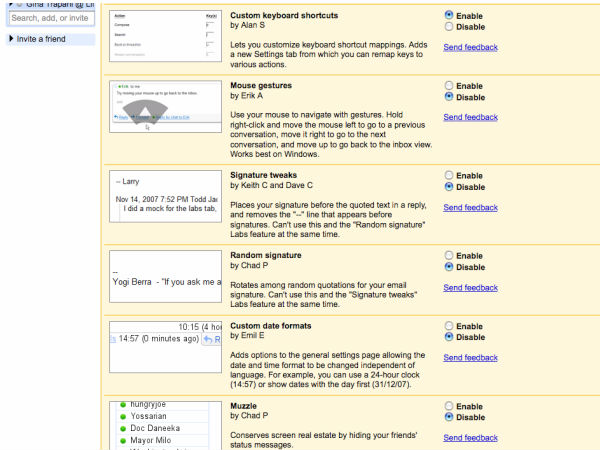 Custom keyboard shortcuts