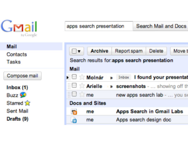 Apps search