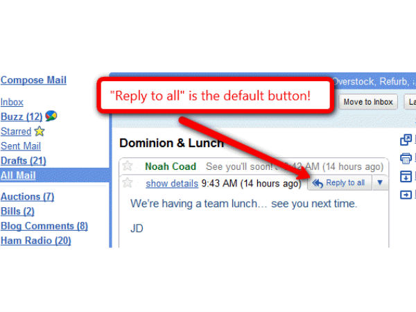 Default 'Reply All'