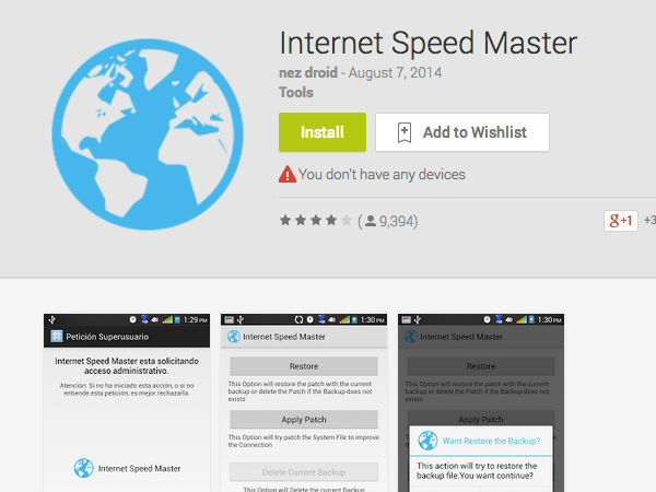 Internet Speed Master