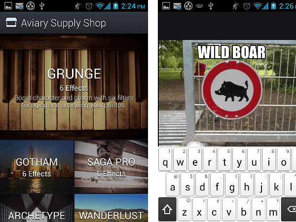 Aviary Photo Editor