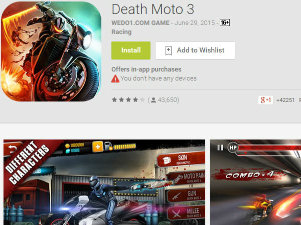 Death Moto 3