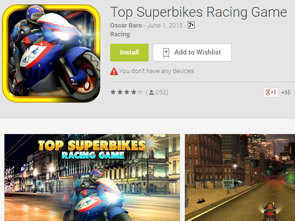 Top Superbikes Racing Game