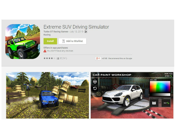 Extreme SUV Driving Simulator