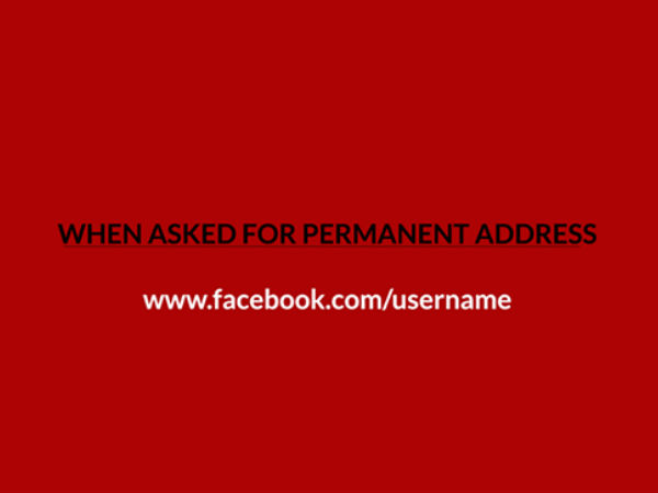 நிரந்தர விலாசம் :