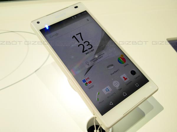 சோனி எக்ஸ்பீரியா Z5 காம்பாக்ட்: