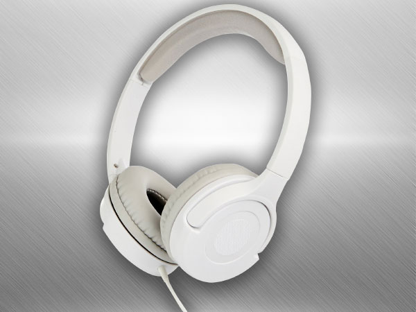 AmazonBasics White On-Ear Headphone (White)