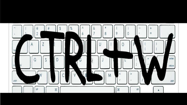 2.Ctrl+W: