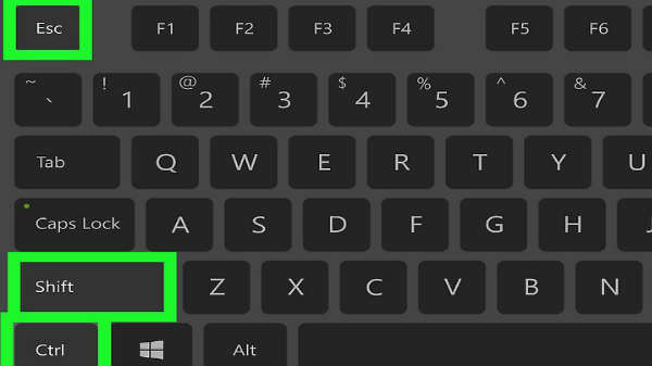 17.Ctrl+Shift+Esc: