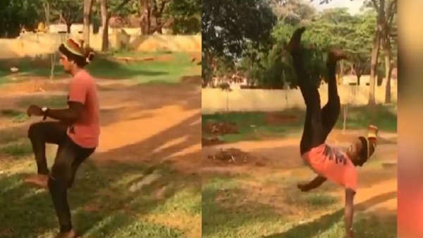 இளைஞரின் சாசக நடனம்: