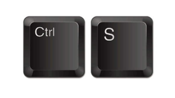 3. Ctrl+S