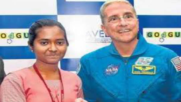 நாசா செல்லும் தமிழக மாணவி