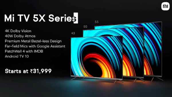 புதிய Mi TV 5X ஸ்மார்ட் டிவி இந்தியாவில் அறிமுகம்