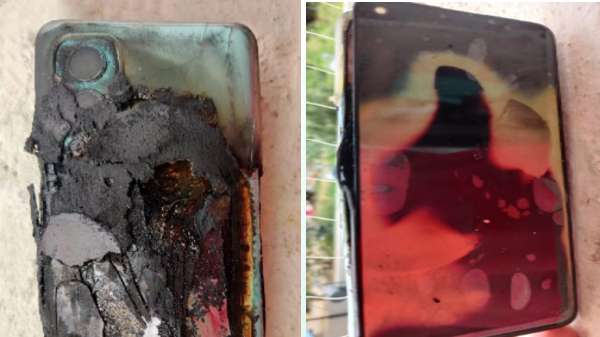 சைட் பேனல் மற்றும் டிஸ்பிளே எரிந்தது