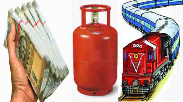 LPG சிலிண்டர் புக்கிங் மற்றும் ரயில் நேரங்களில் மாற்றமா?