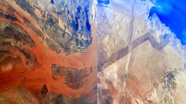 அவ்வளவுதான் பூமி, எவ்வளவு அழகு- விண்வெளியில் எடுத்த அரேபிய தீபகற்பத்தின் புகைப்படம்- பகிர்ந்த விண்வெளி வீரர்!