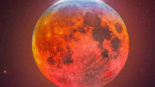 சந்திர கிரகணத்தை வித்தியாசமான பார்வையில் காட்டிய செயற்கைகோள்