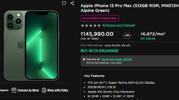 Apple Iphone 13 Pro Max