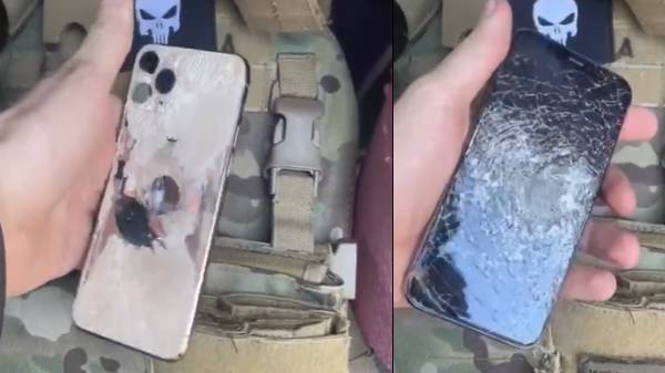 விஜயகாந்த் பட பாணியில் சம்பவம்: உக்ரைனில் ராணுவ வீரர் உயிரை காப்பாற்றிய iPhone!