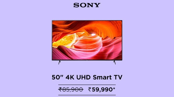 Sony X75K Series 126cm (50 Inch) ஸ்மார்ட் டிவி
