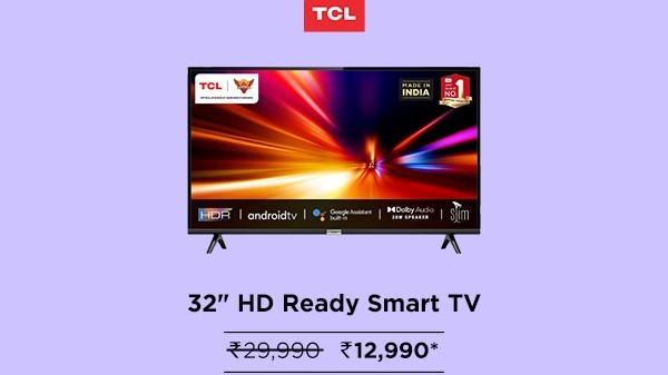 TCL S Series 83cm (32 Inch) HD Ready LED ஆண்ட்ராய்டு ஸ்மார்ட் டிவி