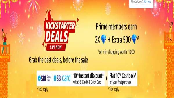 Amazon Kickstarter Deals: அடிமட்ட விலையில் கிடைக்கும் உச்ச விலை ஸ்மார்ட்டிவி, ஸ்மார்ட்போன்கள்!