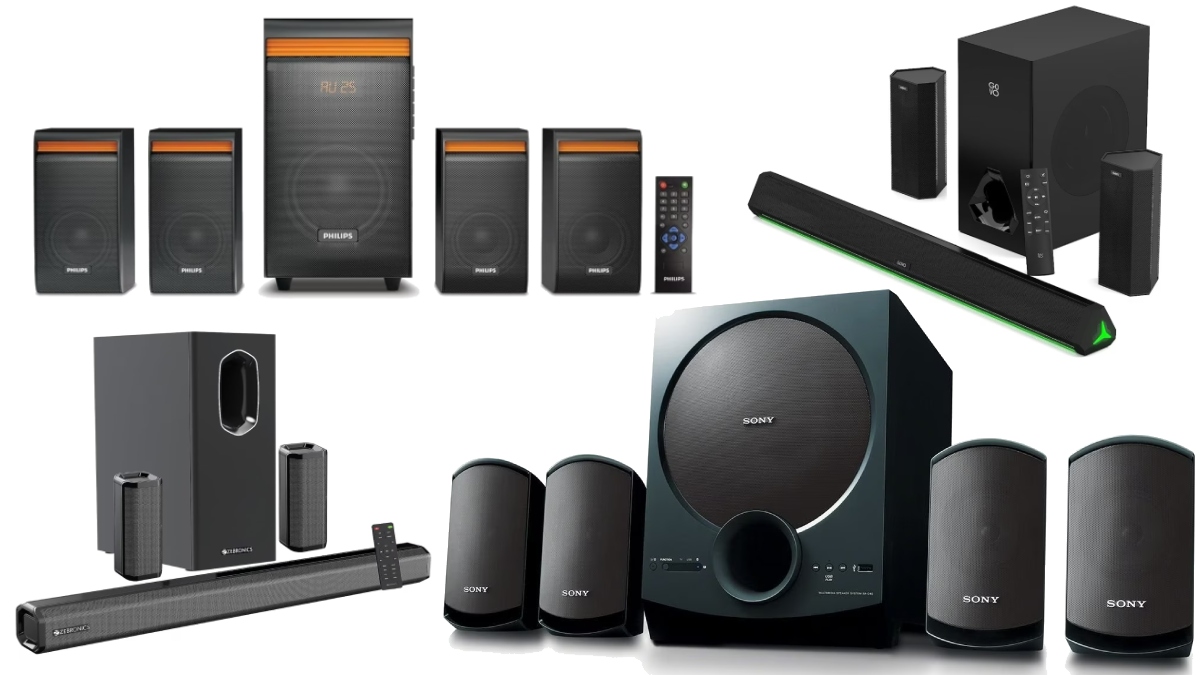 ரூ.4000 முதல் ரூ.10,000 விலைக்குள் ஹோம் தியேட்டர்.. Best Sony JBL